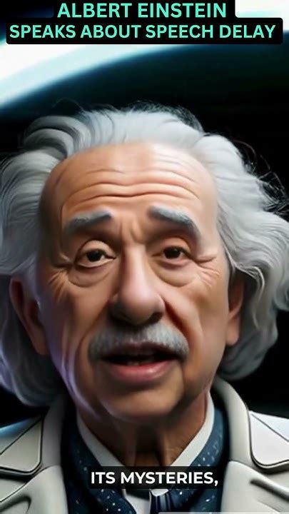 albert einstein speech delay.